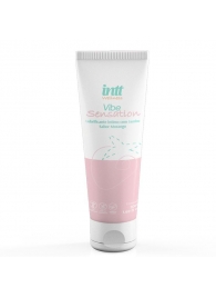 Лубрикант на водной основе Vibe Sensation с клубничным вкусом и легким вибрирующим эффектом - 50 гр. - INTT - купить с доставкой в Невинномысске