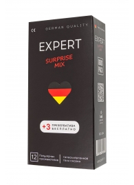 Презервативы EXPERT Surprise Mix - 12 шт.(+3 в подарок) - Expert - купить с доставкой в Невинномысске