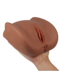 Мастурбатор Black Beauty - вагина и анус - S-HANDE - в Невинномысске купить с доставкой