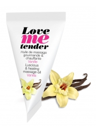 Съедобное согревающее массажное масло Love Me Tender Vanilla с ароматом ванили - 10 мл. - Love to Love - купить с доставкой в Невинномысске