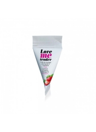 Съедобное согревающее массажное масло Love Me Tender Strawberry с ароматом клубники - 10 мл. - Love to Love - купить с доставкой в Невинномысске