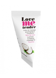 Съедобное согревающее массажное масло Love Me Tender Cocos с ароматом кокоса - 10 мл. - Love to Love - купить с доставкой в Невинномысске