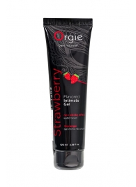 Интимный гель на водной основе Lube Tube Strawberry с клубничным вкусом - 100 мл. - ORGIE - купить с доставкой в Невинномысске