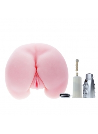 Вибрирующий мастурбатор-попка с ротацией и пультом управления - Baile - в Невинномысске купить с доставкой