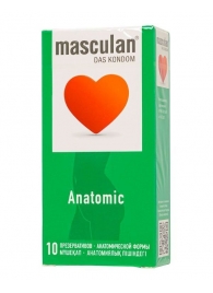 Презервативы анатомической формы Masculan Anatomic - 10 шт. - Masculan - купить с доставкой в Невинномысске