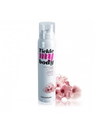 Массажная хрустящая пенка Tickle My Body Cherry Blossom с ароматом вишневого цвета - 150 мл. - Love to Love - купить с доставкой в Невинномысске