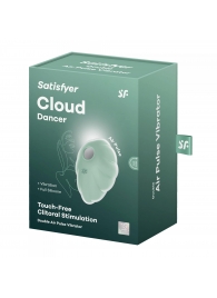 Мятный вакуум-волновой клиторальный вибростимулятор Cloud Dancer - Satisfyer