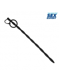 Черный стимулятор уретры Sex Expert - Sex Expert - купить с доставкой в Невинномысске