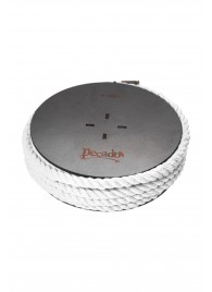 Белая веревка для шибари на катушке - 10 м. - Pecado - купить с доставкой в Невинномысске