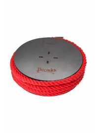 Красная веревка для шибари на катушке - 10 м. - Pecado - купить с доставкой в Невинномысске