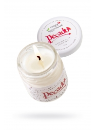 Массажная свеча Caramel   Popcorn - 35 мл. - Pecado - купить с доставкой в Невинномысске