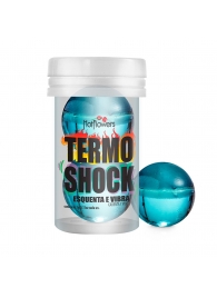 Интимный гель Termo Shock Hot Ball с разогревающе-покалывающим эффектом (2 шарика по 3 гр.) - HotFlowers - купить с доставкой в Невинномысске