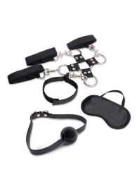 Набор для фиксации из 7 предметов Hogtie   Ball Gag Kit - Lux Fetish - купить с доставкой в Невинномысске