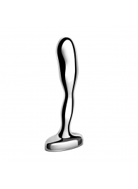 Стальной стимулятор простаты Stainless Steel Prostate Plug - 11,5 см. - b-Vibe - в Невинномысске купить с доставкой