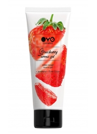 Лубрикант на водной основе OYO Aroma Gel Strawberry с ароматом клубники - 75 мл. - OYO - купить с доставкой в Невинномысске