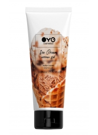 Лубрикант на водной основе OYO Aroma Gel Ice Cream с ароматом пломбира - 75 мл. - OYO - купить с доставкой в Невинномысске