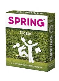 Классические презервативы SPRING CLASSIC - 3 шт. - SPRING - купить с доставкой в Невинномысске