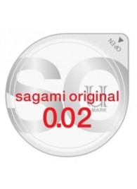 Ультратонкий презерватив Sagami Original - 1 шт. - Sagami - купить с доставкой в Невинномысске