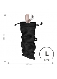 Черный мешочек для хранения игрушек Treasure Bag L - Satisfyer - купить с доставкой в Невинномысске
