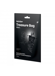 Черный мешочек для хранения игрушек Treasure Bag L - Satisfyer - купить с доставкой в Невинномысске