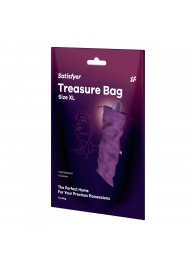 Фиолетовый мешочек для хранения игрушек Treasure Bag XL - Satisfyer - купить с доставкой в Невинномысске