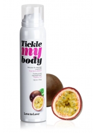 Массажная хрустящая пенка Tickle my body с ароматом маракуйи - 150 мл. - Love to Love - купить с доставкой в Невинномысске