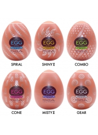 Набор из 6 мастурбаторов-яиц Tenga Egg Variety Pack V - Tenga - в Невинномысске купить с доставкой