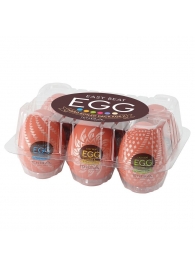 Набор из 6 мастурбаторов-яиц Tenga Egg Variety Pack V - Tenga - в Невинномысске купить с доставкой