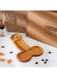 Деревянное блюдо для подачи в форме члена (32,5 х 20 х 1,7 см) - Сима-Ленд - купить с доставкой в Невинномысске