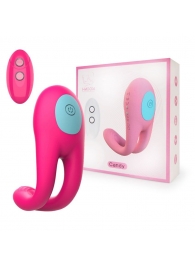 Розовое виброкольцо с пультом ДУ - I-MOON - в Невинномысске купить с доставкой