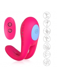 Розовое виброкольцо с пультом ДУ - I-MOON - в Невинномысске купить с доставкой