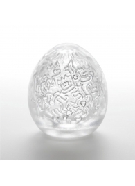 Мастурбатор-яйцо Keith Haring EGG PARTY - Tenga - в Невинномысске купить с доставкой