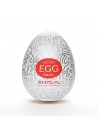 Мастурбатор-яйцо Keith Haring EGG PARTY - Tenga - в Невинномысске купить с доставкой