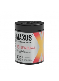 Анатомические презервативы MAXUS Sensual - 15 шт. - Maxus - купить с доставкой в Невинномысске