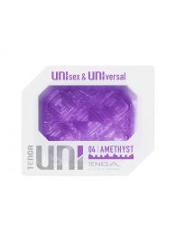 Фиолетовый мастурбатор-стимулятор Tenga Uni Amethyst - Tenga - в Невинномысске купить с доставкой