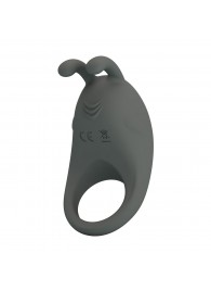 Серое эрекционное кольцо с вибрацией Master Ring - Baile - в Невинномысске купить с доставкой