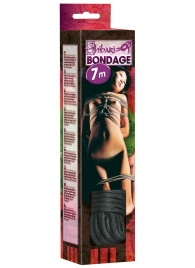 Чёрная веревка для связывания - 700 см. - Orion - купить с доставкой в Невинномысске