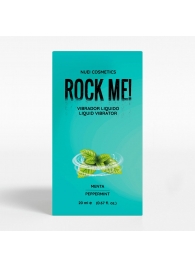 Жидкий вибратор Nuei Rock Me! с ароматом мяты - 20 мл. - Nuei cosmetics - купить с доставкой в Невинномысске