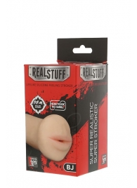 Нежный мастурбатор-ротик REALSTUFF 5INCH MASTURBATOR BJ - Dream Toys - в Невинномысске купить с доставкой