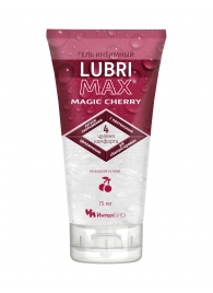 Интимный гель-смазка на водной основе Lubrimax Magic Cherry - 75 мл. - ИнтелБИО - купить с доставкой в Невинномысске