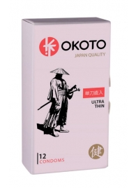 Тонкие презервативы OKOTO Ultra Thin - 12 шт. - Sitabella - купить с доставкой в Невинномысске