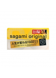 Презервативы увеличенного размера Sagami Original 0.02 XL-size - 12 шт. - Sagami - купить с доставкой в Невинномысске