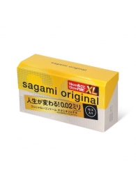 Презервативы увеличенного размера Sagami Original 0.02 XL-size - 12 шт. - Sagami - купить с доставкой в Невинномысске