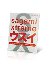 Ультратонкий презерватив Sagami Xtreme SUPERTHIN - 1 шт. - Sagami - купить с доставкой в Невинномысске