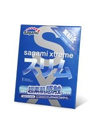 Презерватив Sagami Xtreme FEEL FIT 3D - 1 шт. - Sagami - купить с доставкой в Невинномысске