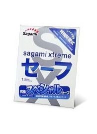 Презерватив Sagami Xtreme Ultrasafe с двойным количеством смазки - 1 шт. - Sagami - купить с доставкой в Невинномысске