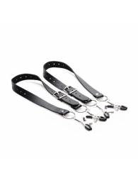 Ремни с зажимами для половых губ Spread Labia Spreader Straps with Clamps - XR Brands - купить с доставкой в Невинномысске