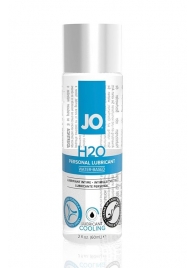 Охлаждающий лубрикант на водной основе JO Personal Lubricant H2O COOLING - 60 мл. - System JO - купить с доставкой в Невинномысске