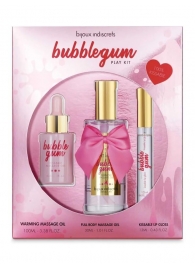 Набор средств для массажа и ласк Bubblegum Play Kit - Bijoux Indiscrets - купить с доставкой в Невинномысске