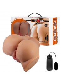 Карамельный мастурбатор-полуторс Emilia с вибрацией - Baile - в Невинномысске купить с доставкой